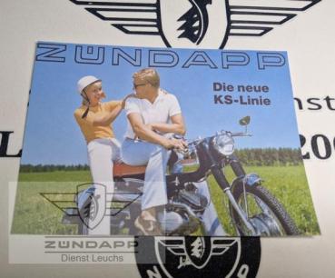 Repro Postkarte " Die neue KS - Linie " KS 50 Super Sport Typ 517